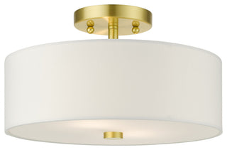 Satin Brass Timeless, Transitional, Versatile, Semi Flush