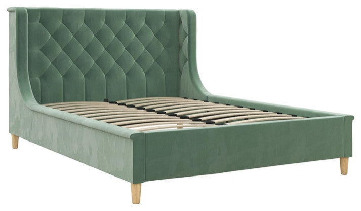 Little Seeds Monarch Hill Ambrosia Teal Full Size Upholstered Bed