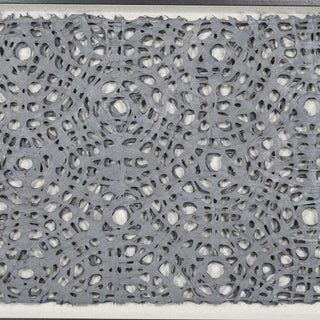 Papier-Mâché Ripples Shadow Box Wall Décor