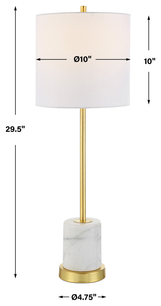 Uttermost Turret Gold Buffet Lamp