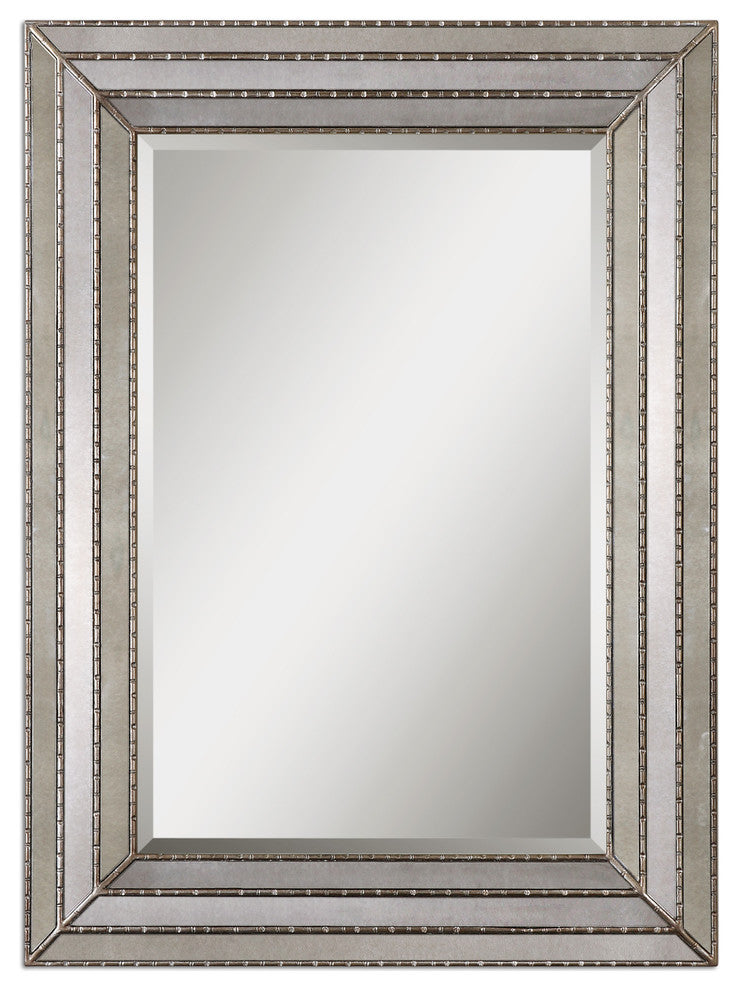 Seymour Antique Silver Mirror