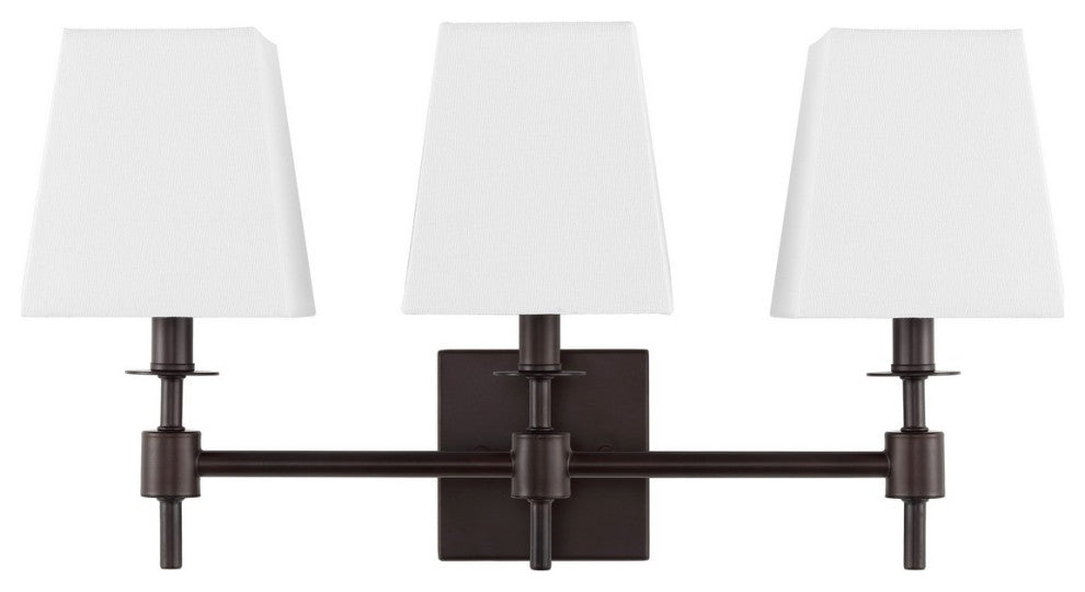 Safavieh Clelia 3Lt 21.25" Wall Sconce, Black