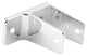 One Ear Wall Bracket, For 1" Panels, Cast Stainless Steel, Satin Finish