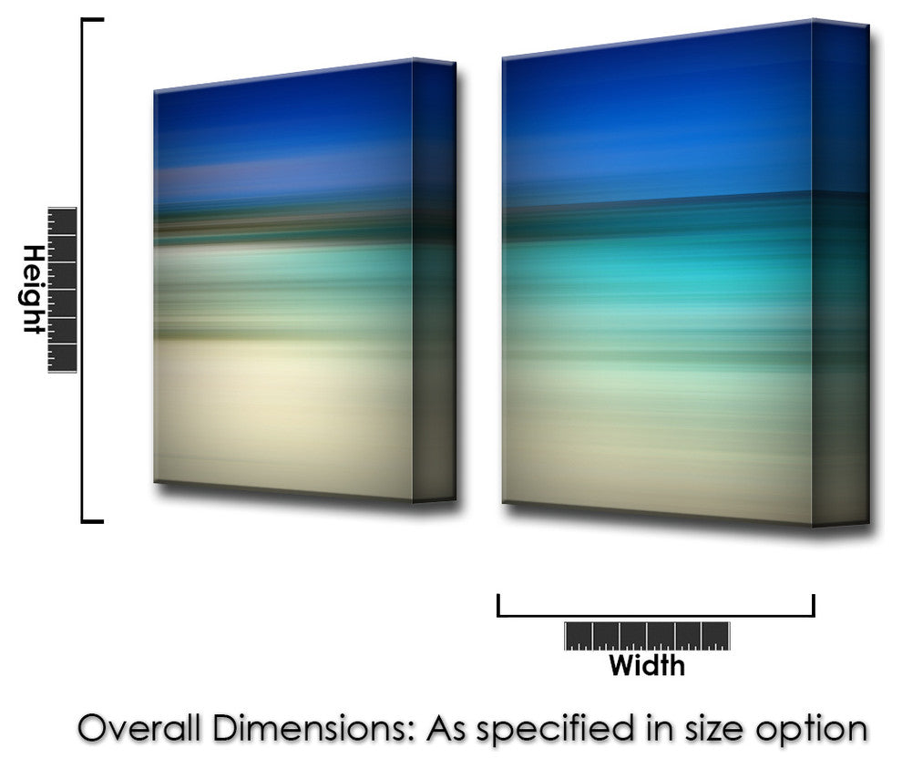 Ready2HangArt 'Blur Stripes XLVII' 2-PC Canvas Wall Art Set, 16 in. Highx12 in