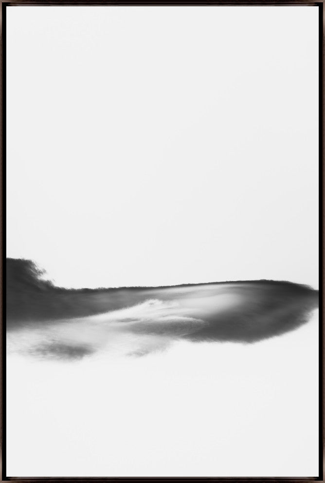 24x36 Lenticular Clouds XX, Framed Artwork, Espresso
