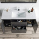 Blossom Valencia 48" Vanity Set, Silver Gray, No Mirror, Single