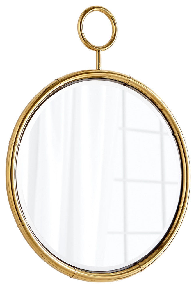 Circular Mirror, Brass
