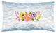 Linum Home Textiles Primavera Decorative Pillow Cover, Sky Blue, Lumbar