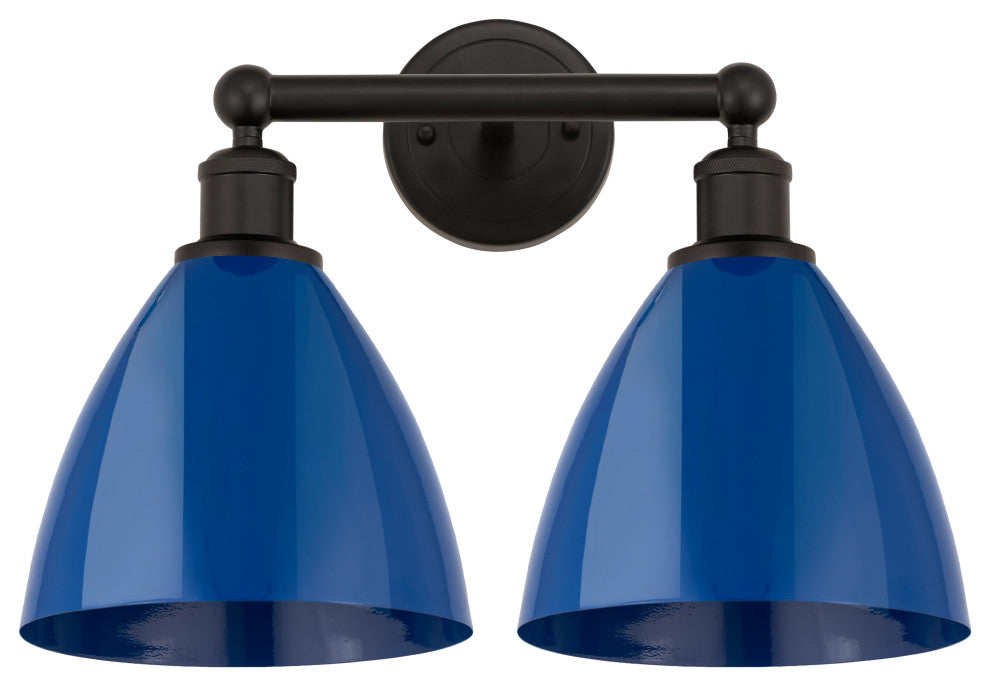 Innovations 616-2W-OB-MBD-75-BL 2 Light Bath Vanity Light, Oil Rubbed Bronze