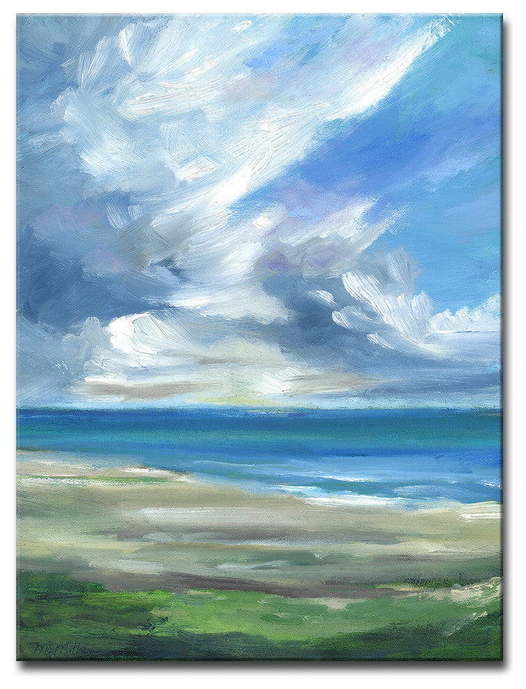 Big Sky' Ready2HangArt Canvas by Leslie Owens, 16"x20"