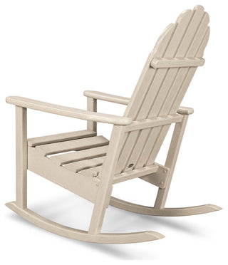 Polywood Classic Adirondack Rocking Chair, Sand
