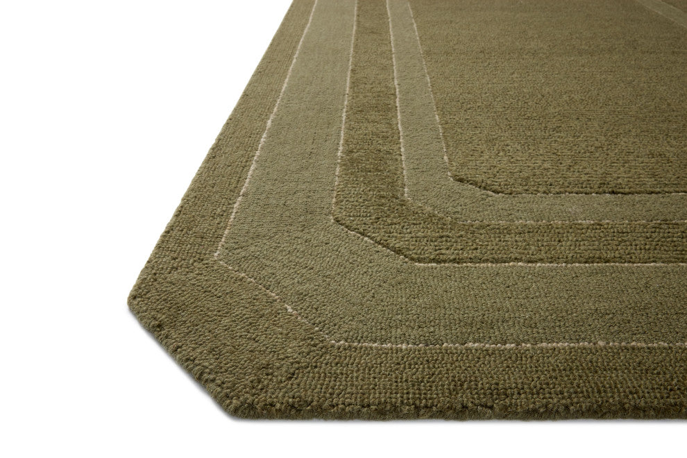Loloi Clayton Olive 18" x 18" Sample Rug