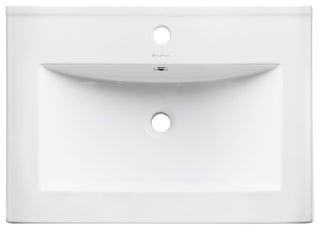 Pierre 24 Single, Metal Frame, Open Shelf, Bathroom Vanity, Gold