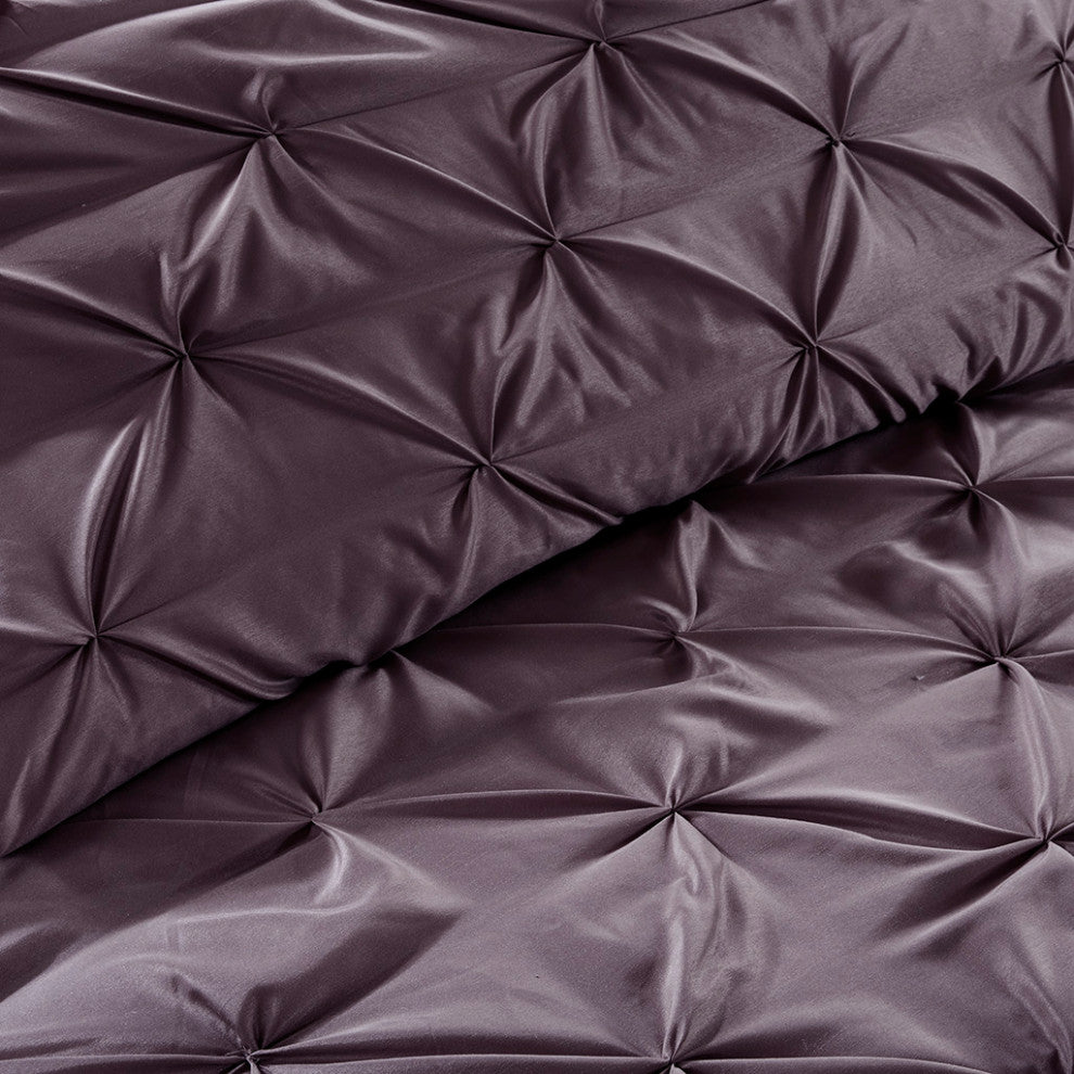 Madison Park Essentials Joella 24 Piece Room, a Bag, Plum