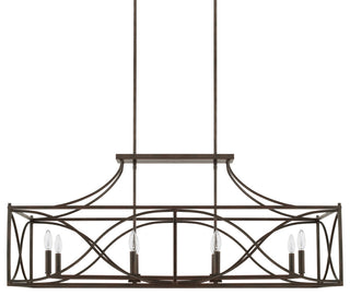 Capital Lighting Tybee 8-Light Island 829181NG