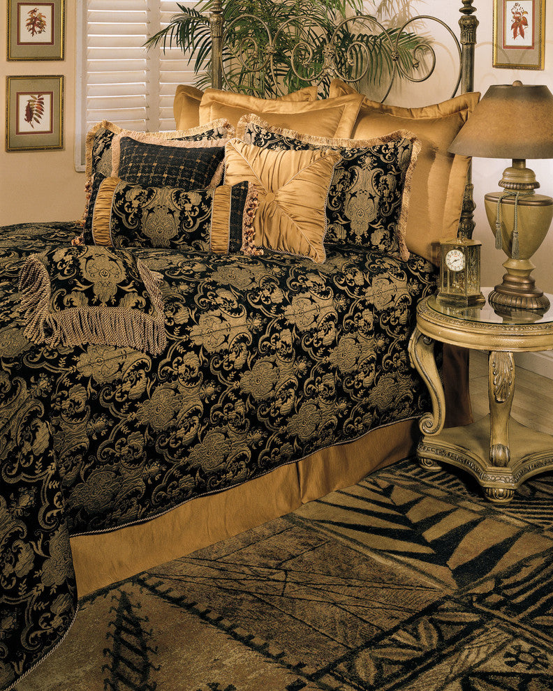 Sherry Kline China Art Black 6-piece Comforter Set