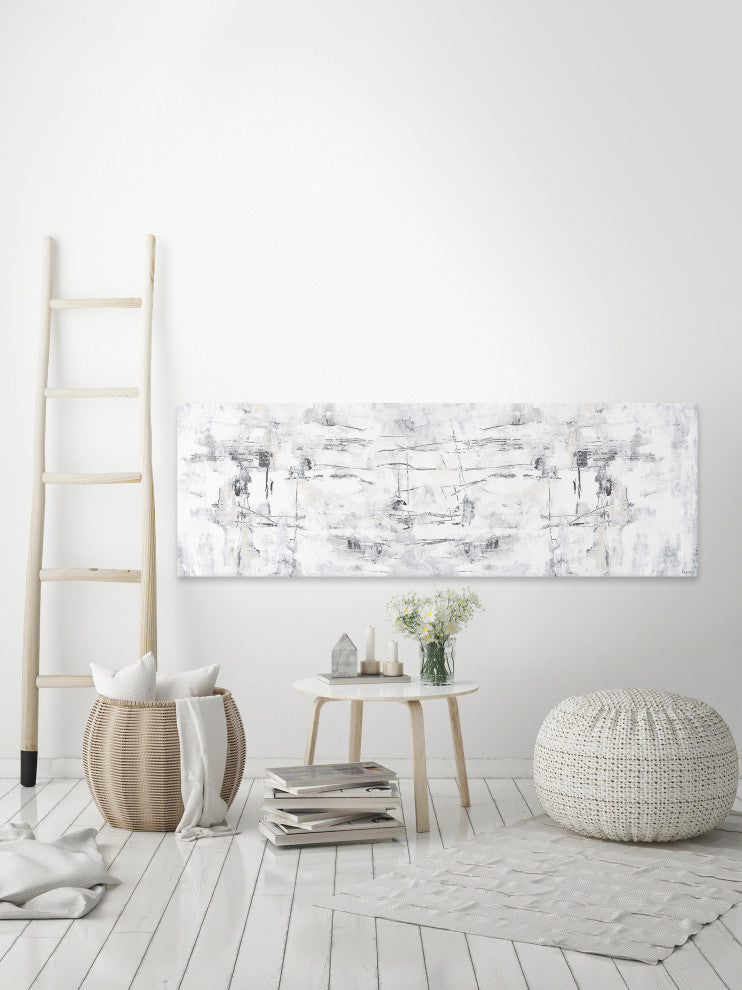 "Perfect Balance" Painting Print on Wrapped Canvas, 60x20