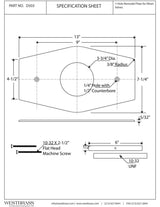 One-Hole Remodel Plate For Mixet In Oil Rubbed Bronze