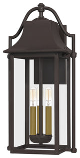 Manning 3-Light Outdoor Sconce, Western Bronze