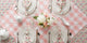 Pink Buffalo Check Table Topper 40"x40"