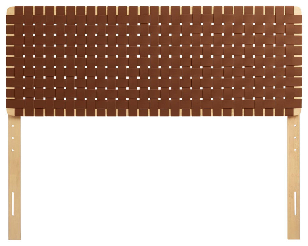 Sparta Weave Queen Vegan Leather Headboard