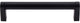 Pennington Bar Pull - Flat Black, TKM1017