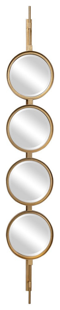 Uttermost Button Gold Mirror 09666