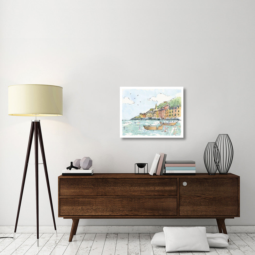 "Portofino I" Digital Paper Print by Anne Tavoletti, 30"x24"