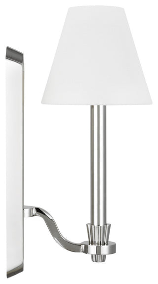 Paisley Tall Sconce, Polished Nickel