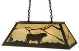 33 Long Steer Oblong Pendant