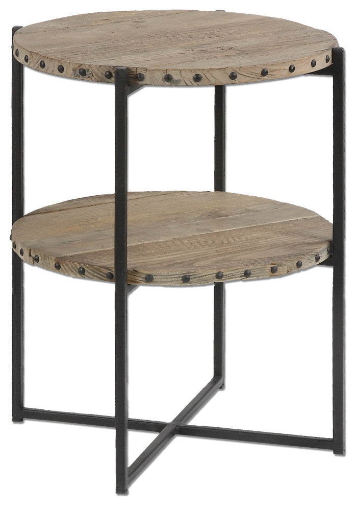 Uttermost Kamau Round Accent Table