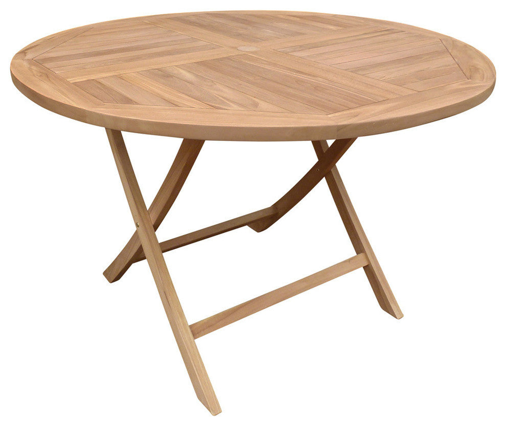 Seven Seas Teak Outdoor Patio Folding Table