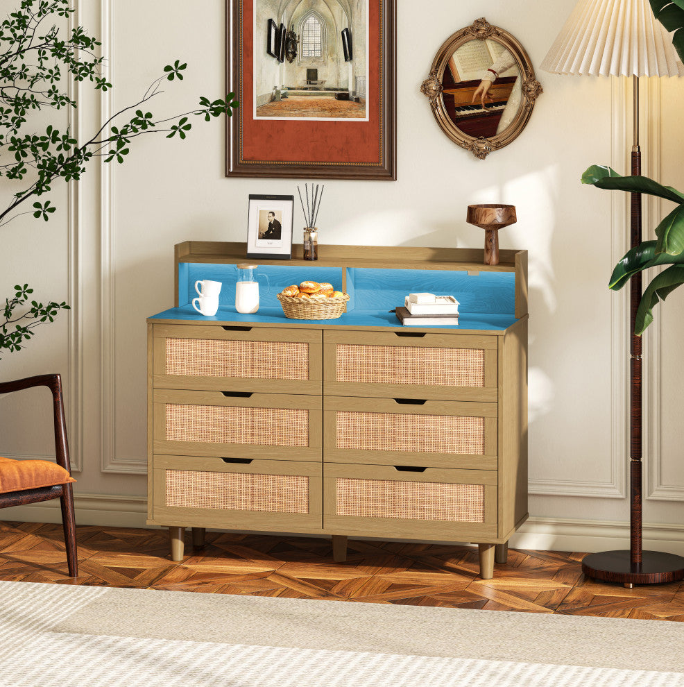 Gewnee Rattan Storage Cabinet