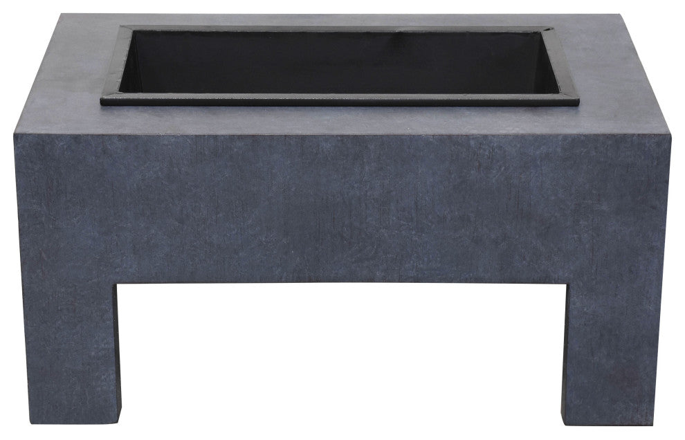 Astella Monolith Fire Basin, Gray Granite