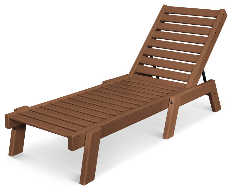 Polywood Captain Chaise, Teak