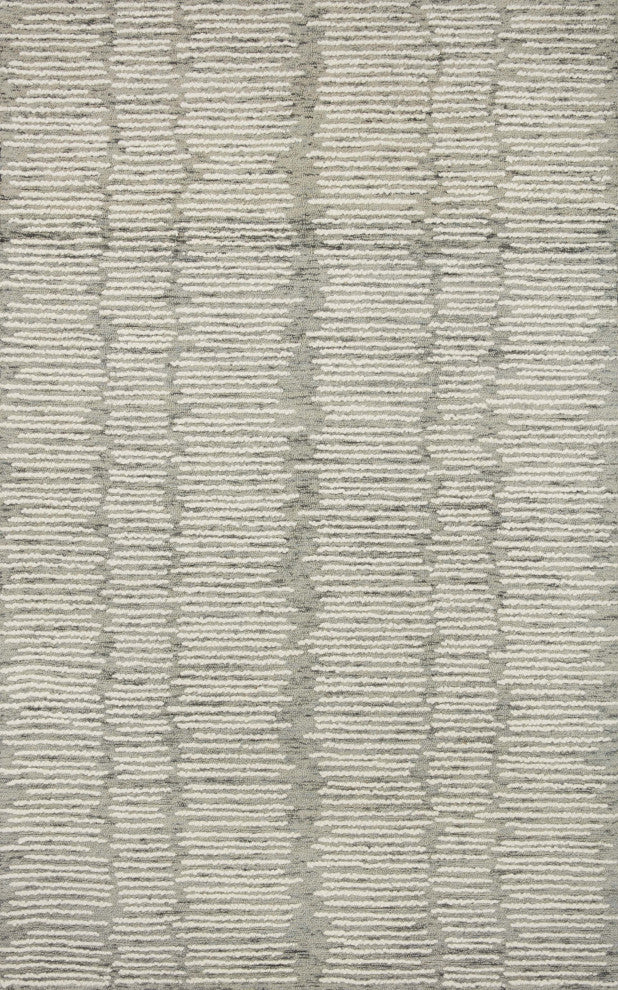 Loloi Tallulah Stone / Ivory 3'-6" x 5'-6" Accent Rug