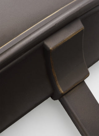 Calder Large 1-Light Outdoor Wall Lantern, Antique Bronze