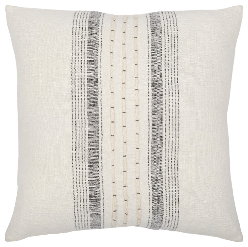 Surya Lsp-001 Cream Pillow Shell With Polyester Insert 20"H X 20"W