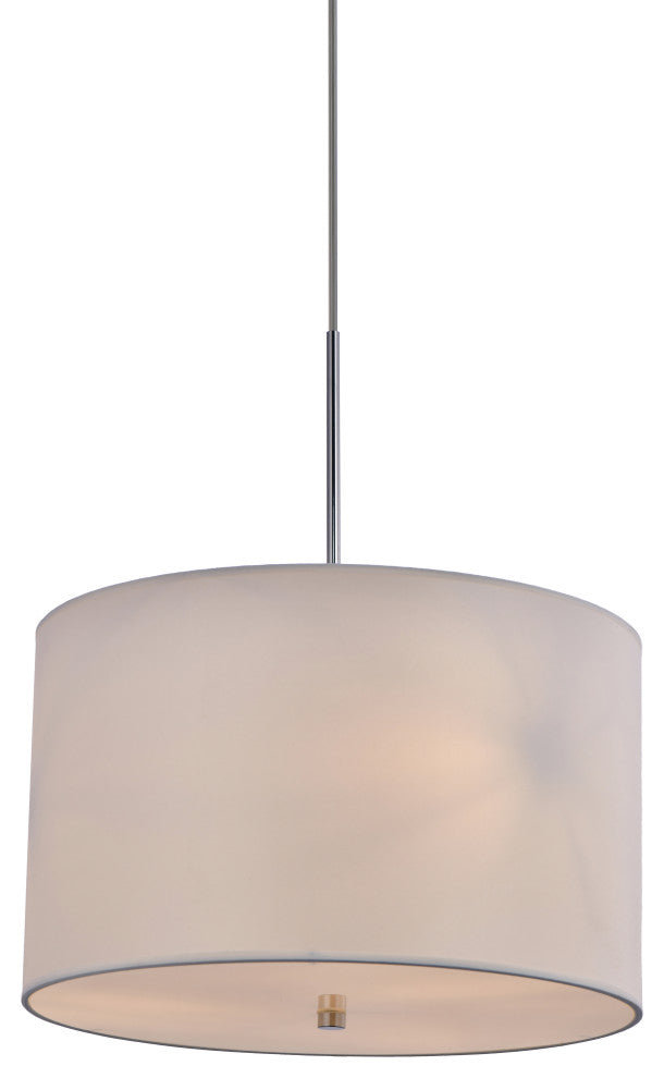 Lazzur Aujon 3 Light 16" Polished Chrome Pendant