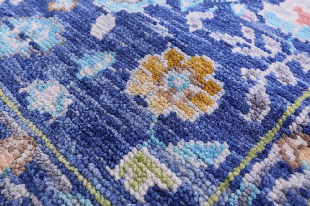Turkish Oushak Hand Knotted Wool Rug 7' 10" X 10' 1" - Q15638