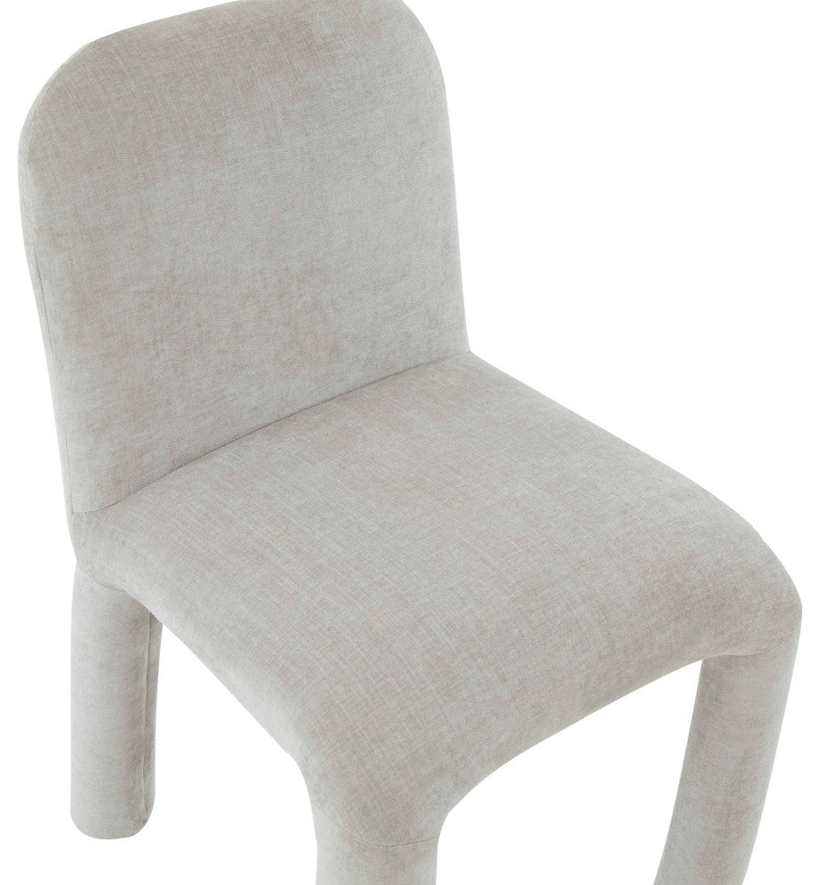 Georgia Light Gray Chenille Dining Chair