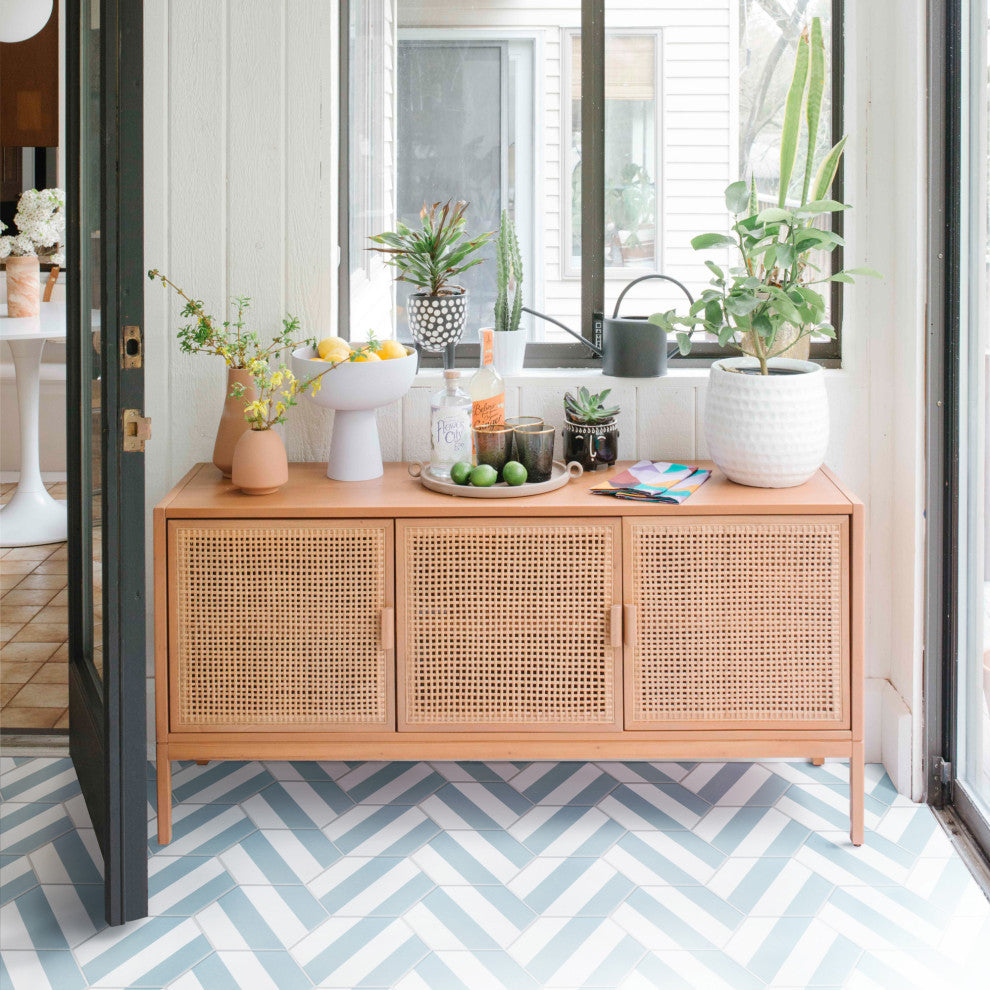 Porto Capri Hex Aqua Porcelain Floor and Wall Tile