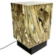 Rustic Sticky Cube Lamp, Epoxy Resin & Wood, Only Lighting Cube