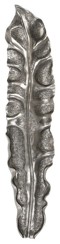 Petiole Wall Leaf, Silver, Large, Version B