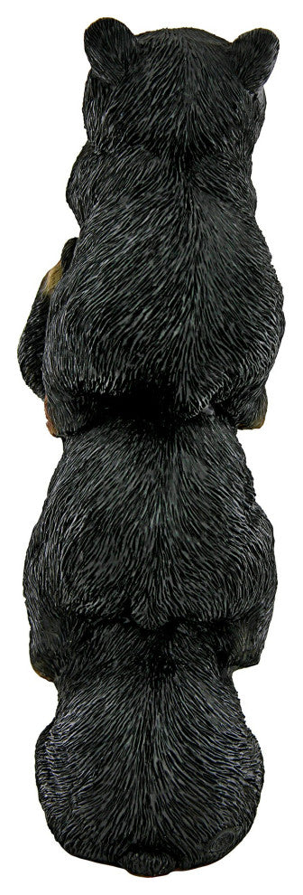 Speak Hear See No Evil Stacked Black Bears