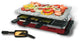 Swissmar - 8 Person Red Classic Raclette Party Grill w/ Granite Stone