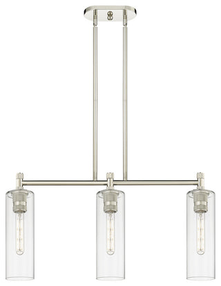Crown Point 3 30.5" Island Lighting Polished Nickel