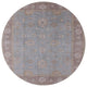 Ahgly Company Indoor Round Mid-Century Modern Area Rugs, 5' Round