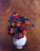 Odilon Redon Bouquet of Flowers in a White Vase Gallery Wrapped Canvas Print