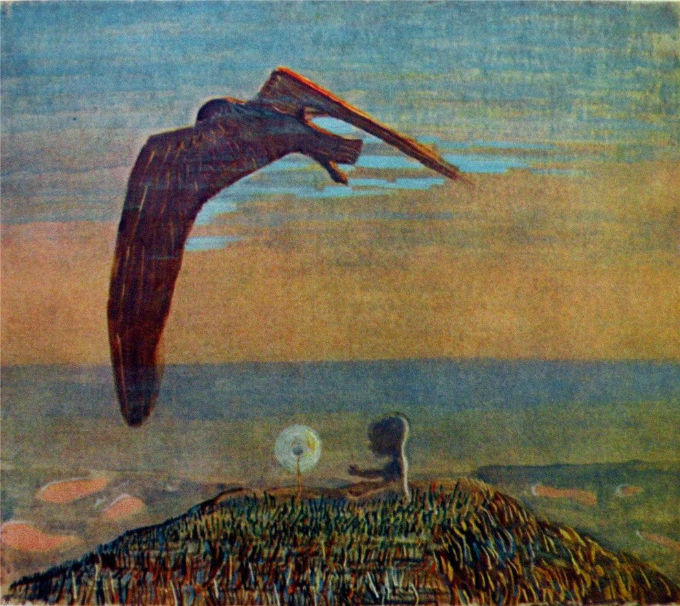 Mikalojus Ciurlionis Fairy Tale II, 20"x25" Wall Decal